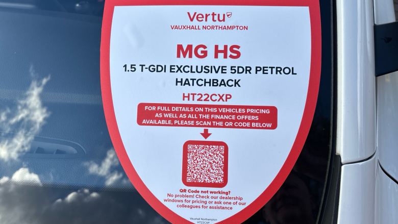 MG Hs 1.5 T-GDI Exclusive 5dr Petrol Hatchback